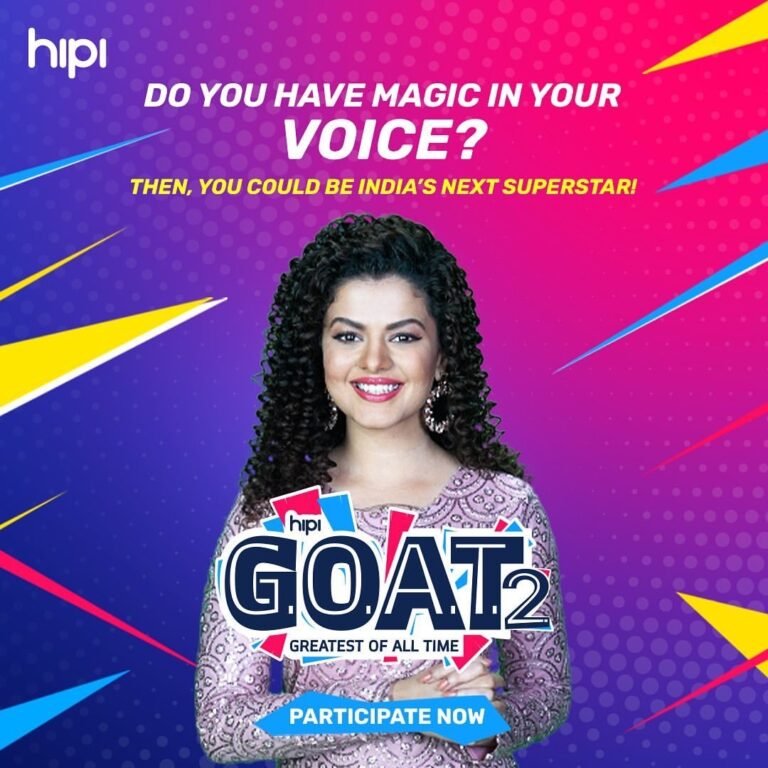 Hipi G.O.A.T Season 2: India’s biggest digital singing contest is back with a bang . Hipi G.O.A.T Season 2: India’s biggest digital singing contest is back with a bang .