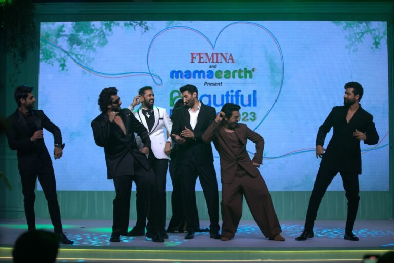 Vicky Kaushal, Arjun Kapoor, Aditya Roy Kapur and Rajkummar Rao set the stage on fire with their electric dance jam at Femina and Mamaearth present ‘Beautiful Indians 2023′.