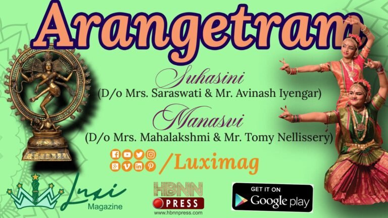 Arangetram: A Captivating Journey of Manasvi Nellisary.