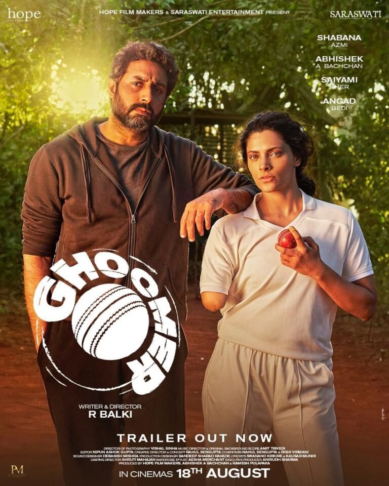 The much-awaited trailer of R. Balki’s “Ghoomer” starring Abhishek Bachchan and Saiyami Kher is out now!