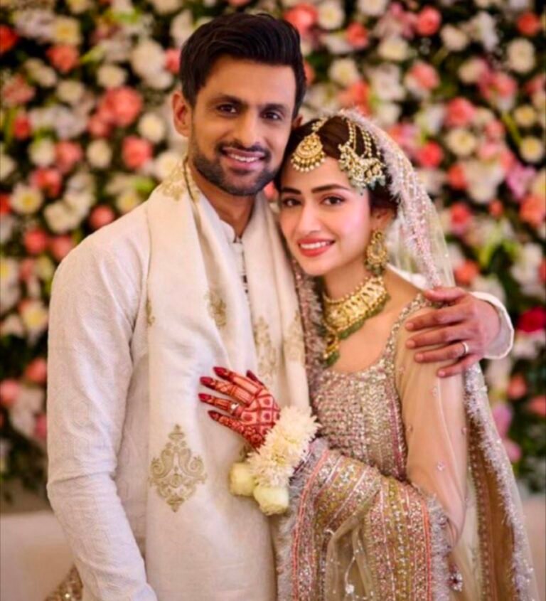 Shoaib Malik ties the knot with Pakistani actor Sana Javed amidst speculation about a split with Sania Mirza.
