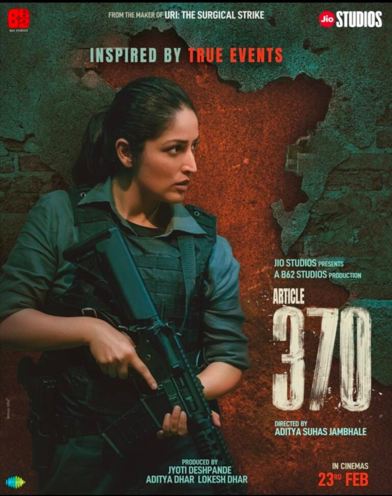 Release Date Set: Yami Gautam’s Political Drama ‘Article 370’ Hits Theatres on February 23