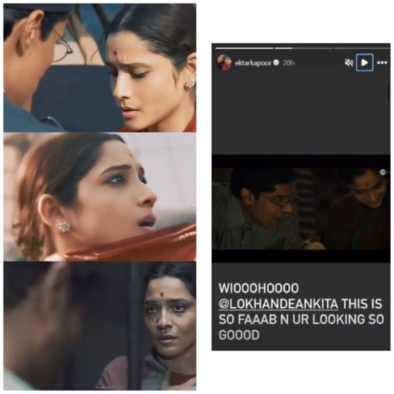 Ankita Lokhande’s Performance in ‘Swatantrya Veer Savarkar’ gets praise from Ektaa Kapoor