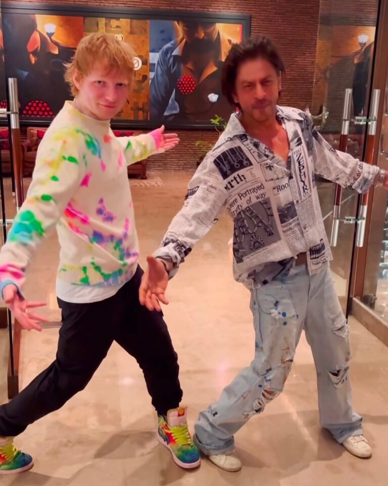 Jab Shahrukh met Ed Sheeran!!
