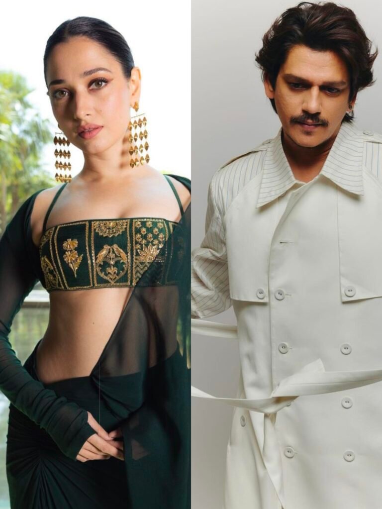 Vijay Varma and Tamannaah Bhatia spotted hand-in-hand at a movie date.