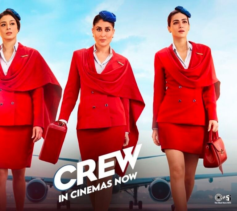 ‘Comedy Heist Film ‘Crew,’ Featuring Kareena Kapoor, Kriti Sanon, and Tabu, Enjoys Box Office Success and Audience Adoration’.