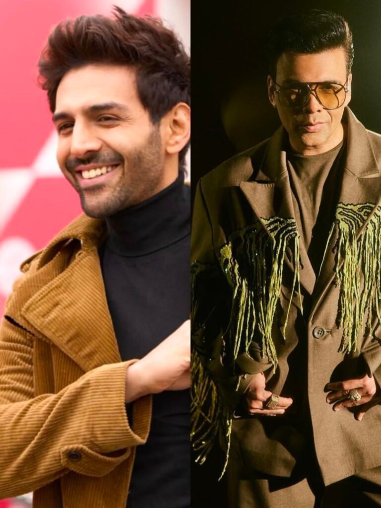 Karan Johar and Kartik Aaryan Spotted Together at Mumbai Airport After Bengaluru Event.