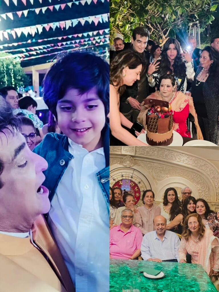 Renowned for his charm and prolific filmography, Jeetendra celebrated his 82nd birthday recently, maintaining a timeless allure.