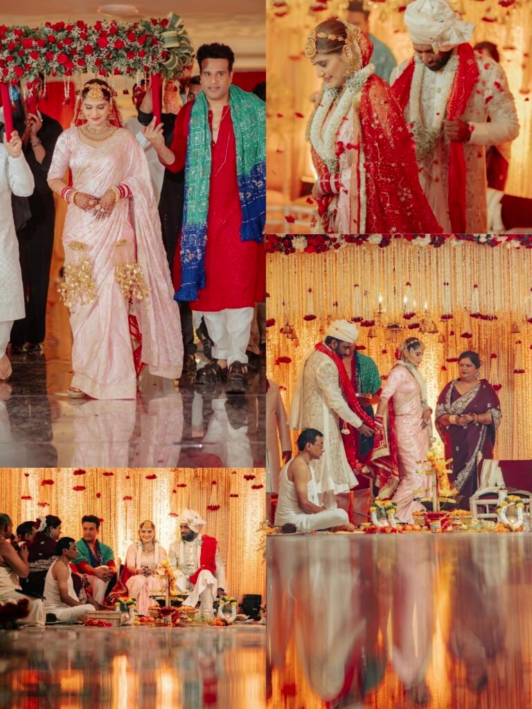 Aarti Shares Wedding Highlights, Thanks the Universe for Bringing Them Together