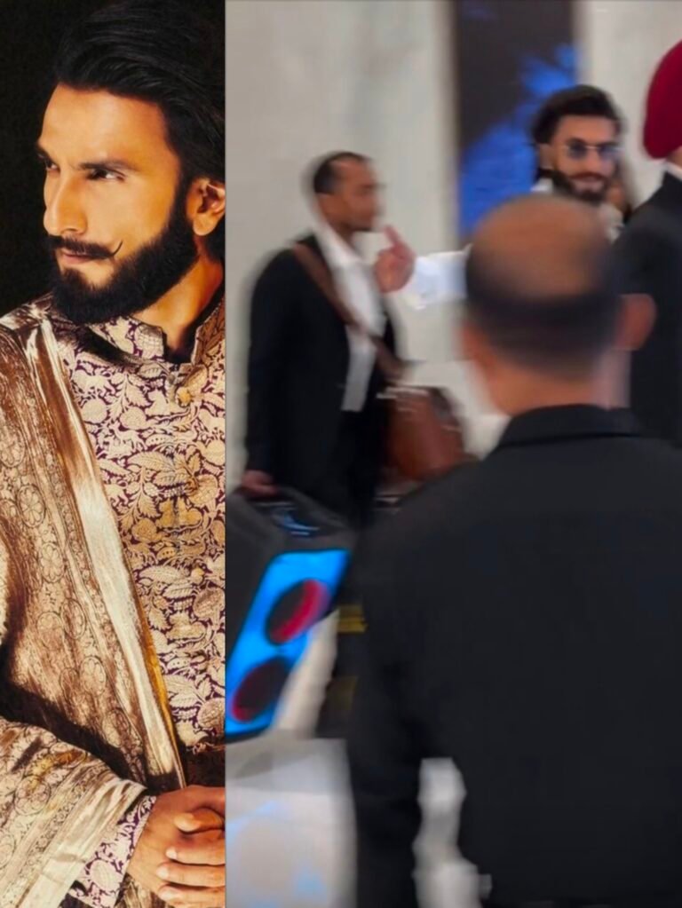 Online Video Reveals Ranveer Singh Walking with Team, Blasting Music from Giant Speaker.