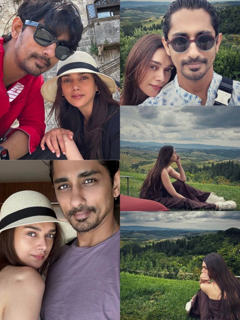 Siddharth And Aditi Share Pics From Vacation.