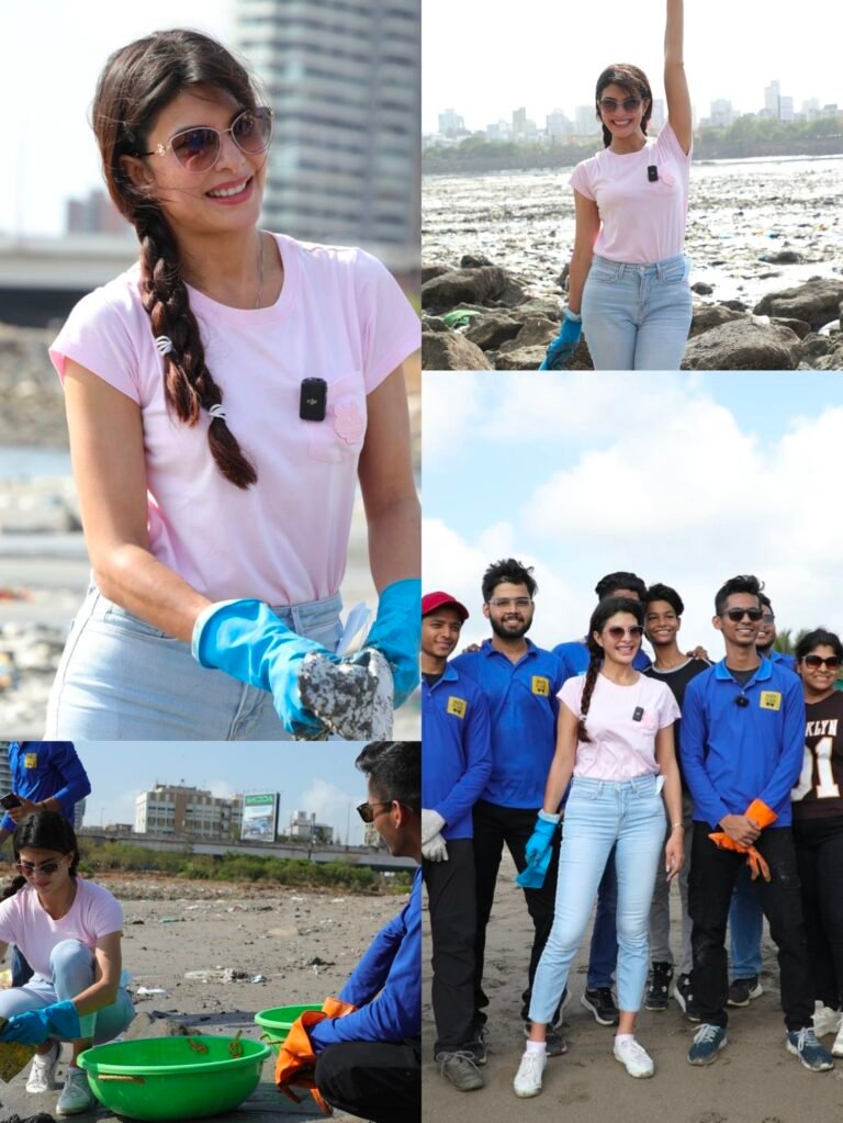 Jacqueline Fernandez spotted celebrating the occasion of World Environment Day. Jacqueline Fernandez spotted celebrating the occasion of World Environment Day.