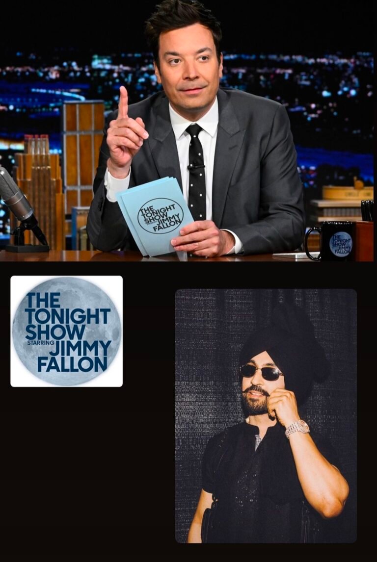 Diljit Dosanjh To Make His Debut In Jimmy Fallon