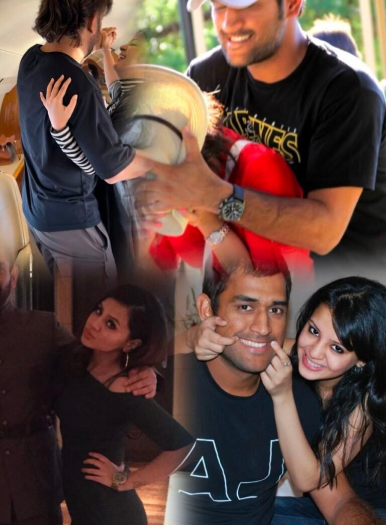 Former Indian cricket team skipper MS Dhoni celebrated his 14th wedding anniversary with wife Sakshi Dhoni.