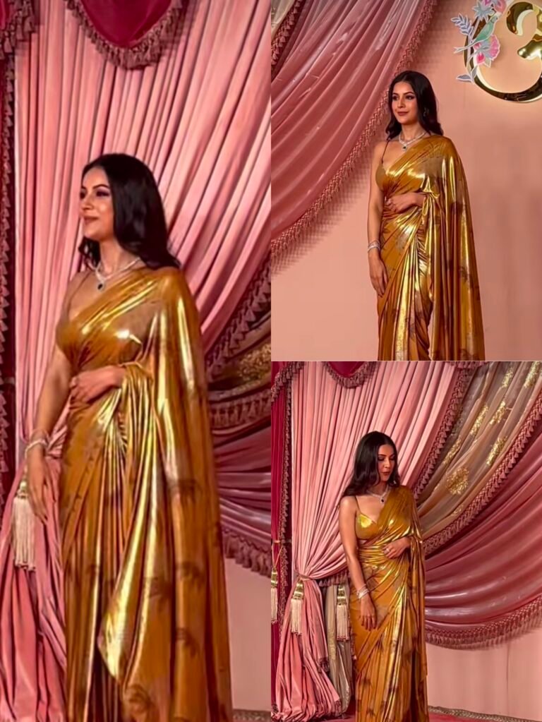 Shehnaaz Gill attends Anant-Radhika’s sangeet.
