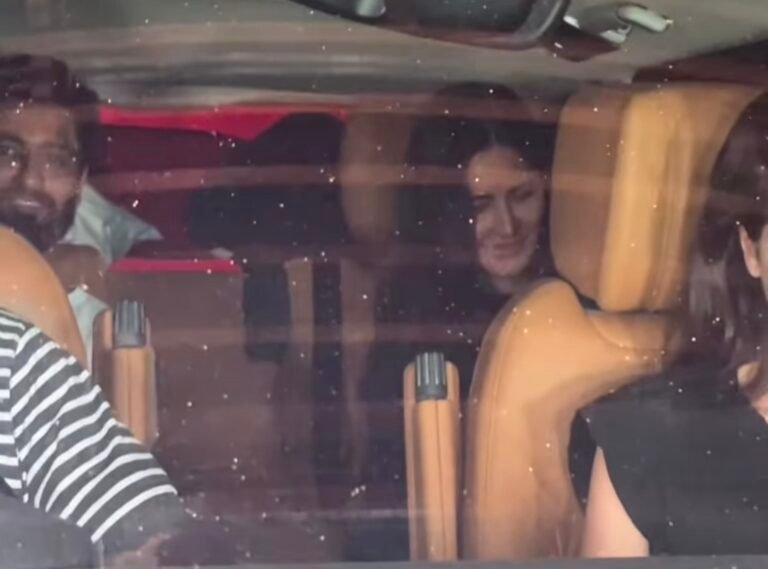 “Vicky Kaushal and Katrina Kaif Shine in Candid Moments at Zoya Akhtar’s Mumbai Home”