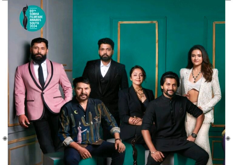 Filmfare’s September issue: Iconic moments featuring South India’s finest talent at the 69th SOBHA Filmfare Awards 2024 with Kamar Film Factory