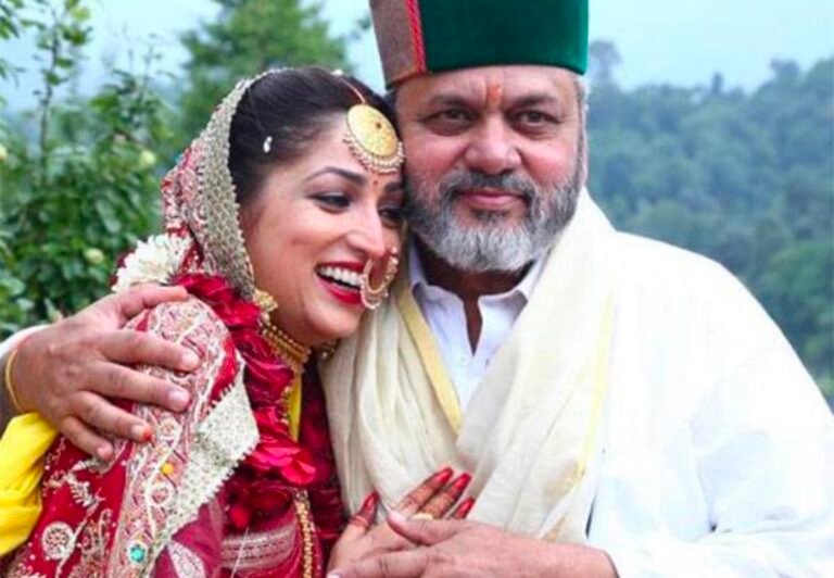 “Yami Gautam Celebrates Her Father Mukesh Gautam’s First National Film Award for ‘Baghi Di Dhee'”