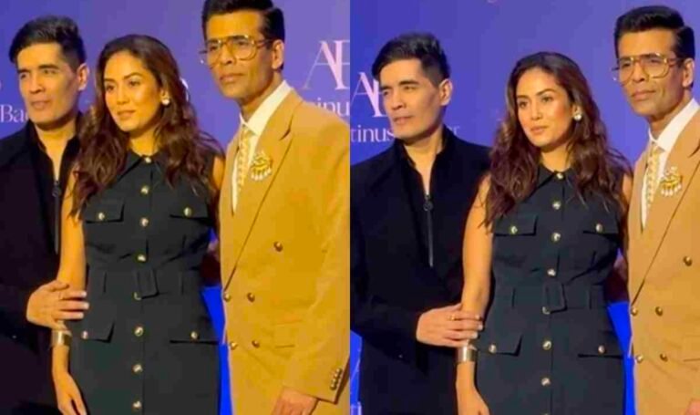 “Karan Johar, Mira Kapoor, and Manish Malhotra Steal the Spotlight at Event Amid New Business Talks”