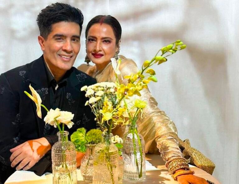 “Manish Malhotra Celebrates Rekha’s 70th Birthday, Honoring Her Legacy as an Iconic Style Maker”