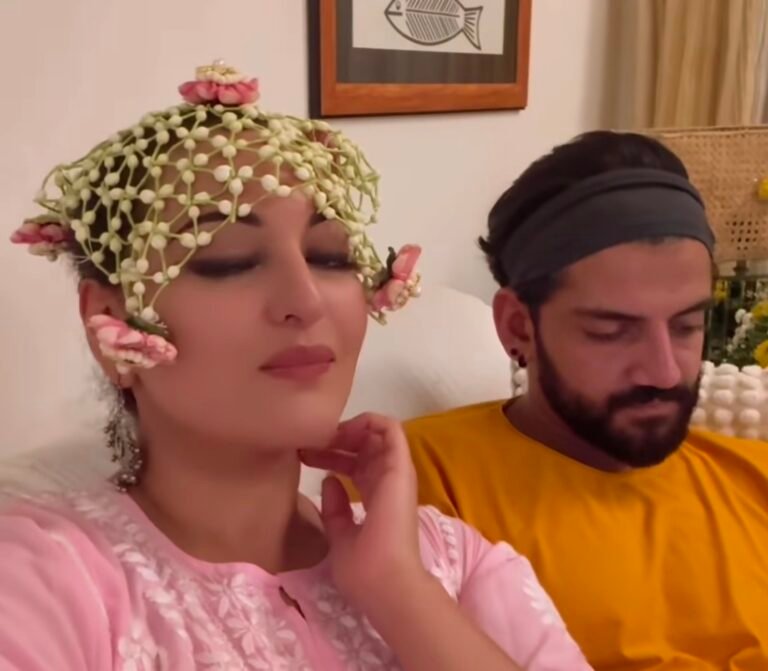 “Sonakshi Sinha Celebrates First Karva Chauth with Playful Moments and Romantic Banter with Husband Zaheer Iqbal” “Sonakshi Sinha Celebrates First Karva Chauth with Playful Moments and Romantic Banter with Husband Zaheer Iqbal”