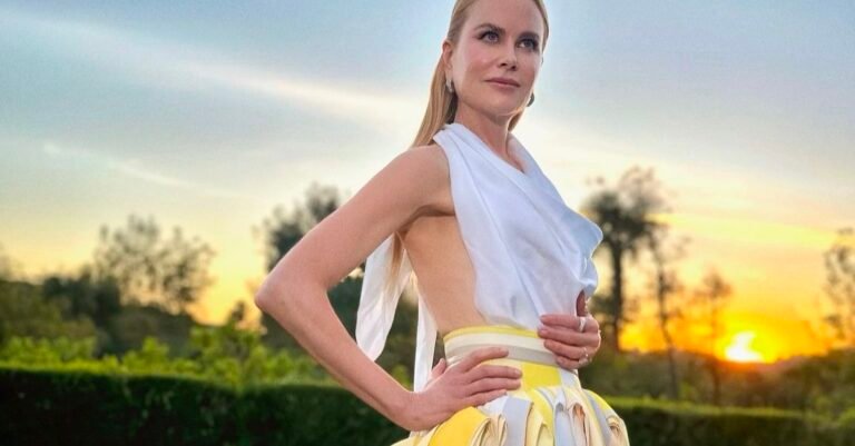 “Nicole Kidman Clears Up Viral ‘Post-Divorce Glow’ Photo, Reveals It’s From a Film”