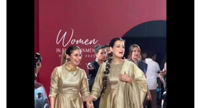 Dia Mirza and Rasika Duggal Twin in Matching Outfits, Turning an Awkward Moment into a Stylish Statement