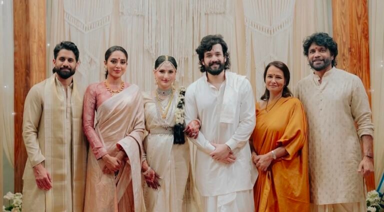 Akhil Akkineni Marries Zainab Ravdjee in Intimate Telugu Ceremony at Home; Nagarjuna Shares Joyful Moments